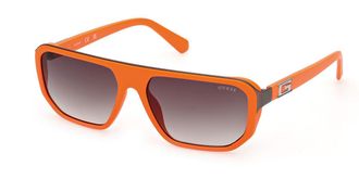 Guess GU00124 43P Mens Sunglasses Orange Size 59