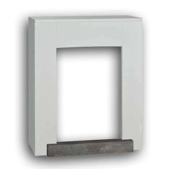 Xaralyn Fireplace Mantel Hamar White Mdf Wood Cm 96,5x30x78,6 Xaralyn Rubyfires Hamar