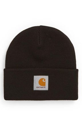 Carhartt Work in Progress Short Watch Beanie in Black at Nordstrom
