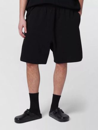 Entire studios cotton scuba shorts side and back pockets
