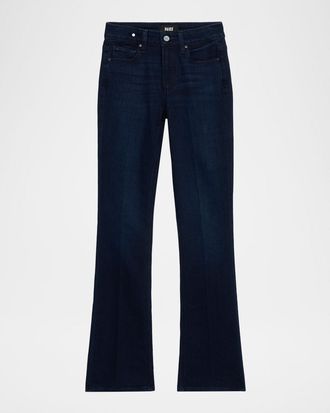 Paige Anessa Wide-Leg Coated Jeans
