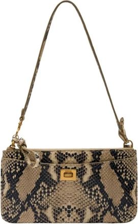 Balenciaga Rodeo Clutch Bag - Dames - Schoudertassen - Beige - ONE Size - Leer - Tassen