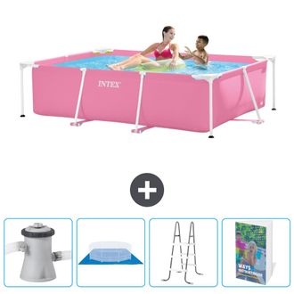 Intex Piscina Con Estructura Rectangular - 220x150x60 Cm - 7-piezas Scb122