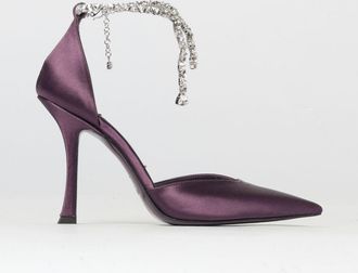 Jimmy Choo London Pump Stevie in raso con cinturino gioiello
