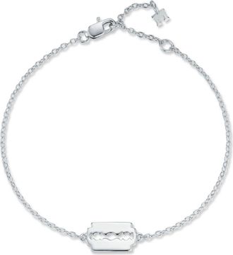 Mateo Bijoux sterling silver Mini Razor Blade bracelet