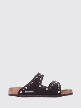 Birkenstock Sandalo Arizona Rivet in camoscio con borchie