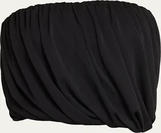 Cinq &agrave; Sept Calden Draped Strapless Top