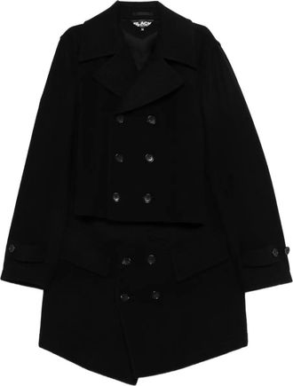 Comme Des Gar&ccedil;ons Cappotto doppiopetto - Nero