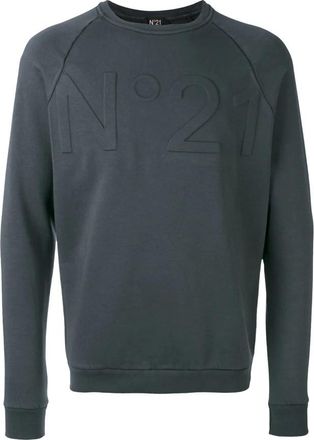 N&deg;21 Blauwe Sweater - Heren - Sweatshirts - Blauw - M - Hoodies & sweatvesten