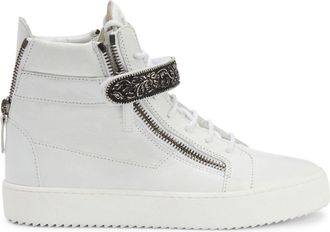 Giuseppe Zanotti Sneakers alte Coby Deluxe - Bianco