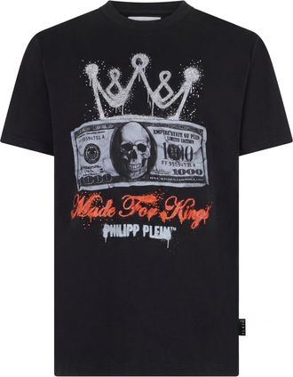 Philipp Plein T-Shirt Met Ronde Hals En Korte Mouwen