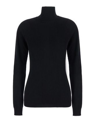 Moncler Black Turtle Neck Sweater