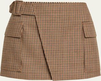 A.L.C. Conan Check Mini Skirt