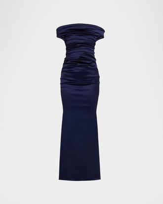 Talbot Runhof Soft Draped Long Gown