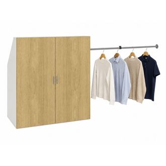 VCM Armario De Madera Con Techos Inclinados, Dacho L 90x100x52 - Vcm