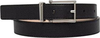 Emporio Armani Leren Riem - Dames - Riemen - Zwart - 90 CM - Leer - Accessoires