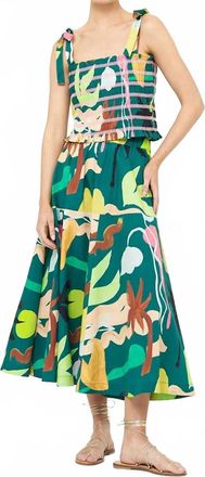 Oliphant Ella Top In Paradiso Green