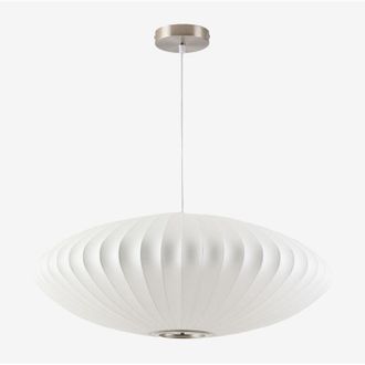 Sklum Sklum - Lampada da soffitto in seta artificiale e ferro Worel