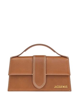 Jacquemus Borsa Jacquemus Big Bambino in pelle con manico superiore