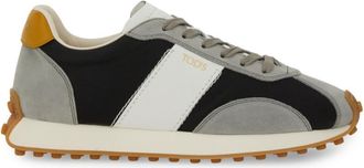 Tod's Grey Color Block Sneakers