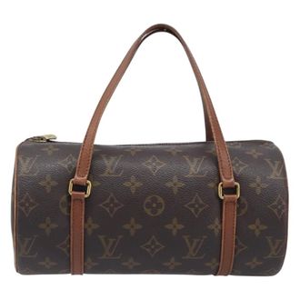 Louis Vuitton Papillon Monogram Canvas Brown Canvas Handbag (Pre-Owned)
