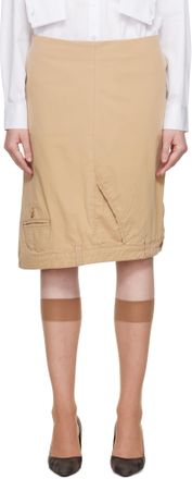 スカート Ganni Gonna Midi In Tweed Leopard Leopard Cotton Tweed Midi Skirt | GANNI US