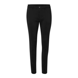 Kaffe Black Deep Vera Pant Trousers - female - Kaffe - Slim-fit Trousers - Black - 2XL - Trousers
