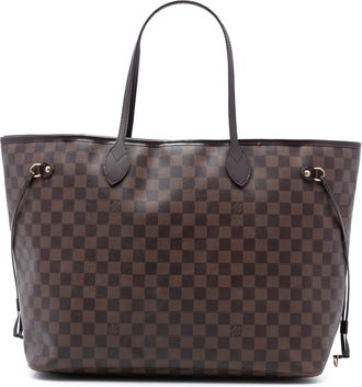 Louis Vuitton Pre-owned Womens Damier Ebene Neverfull Gm - Dark Brown Textile - One Size