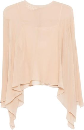 Marni Blusa asimmetrica - Toni neutri