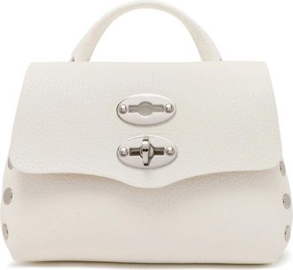 Zanellato Postina Handtas - Dames - Handtassen - Wit - ONE Size - Leer - Tassen