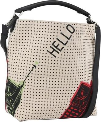 Loewe Pre-owned Shoulder Bags, female, White, Size: ONE SIZE Pre-owned Canvas Shoulder Bag