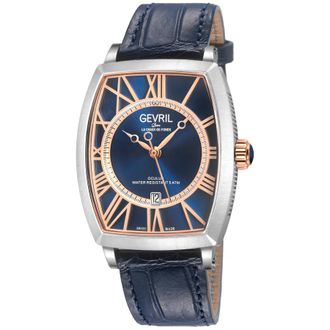 Gevril Group Oculus Automatic Blue Dial Mens Watch 49603