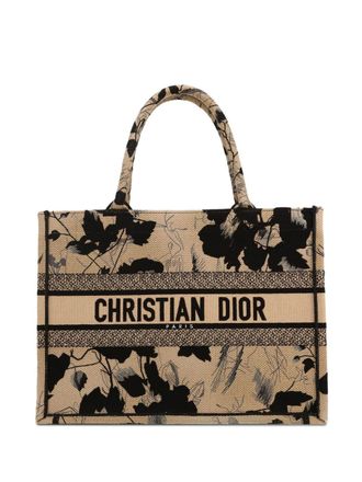 Dior 2020s medium Book tote bag - women - Canvas - One Size - Neutrals
