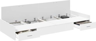 vidaXL Estructura De Cama Con Caj&oacute;n 80 X 200 Cm Madera Contrachapada Vidaxl