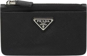 Prada Pre-owned Wallet - Dames - Vintage Accessoires - Zwart - ONE Size - Leer - Vintage