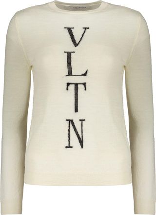 Valentino Garavani Long Sleeve Crew-neck Sweater