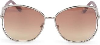 Tom Ford Metalen Zonnebril - Heren - Zonnebrillen - Grijs - ONE Size - Accessoires