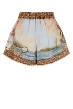 Zimmermann Mahon Bermuda Shorts - Blue
