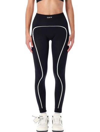 Off-white Aus wei&szlig;er Hose schwarz