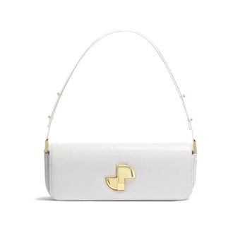 Patou Le Lock Baguette Bag - female - Patou - Handbags - White - ONE SIZE - Bags