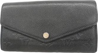 Louis Vuitton Noir Long Wallet (Bi-Fold) (Pre-Owned)