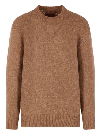 MONITALY crew-neck sweater - Brown