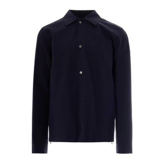 Herno Shacket in Essence - male - Herno - Light Jackets - Blue - XL - Jackets