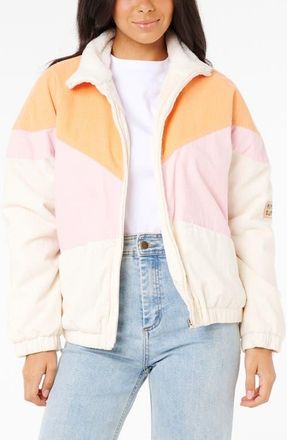 Rip Curl Sunset Luau Corduroy Jacket in Off White at Nordstrom, Size X-Small