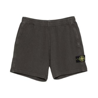 Stone Island Casual Shorts, male, Gray, Size: S Malfil&eacute; Shorts