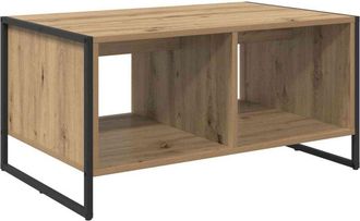 vidaXL Mesa De Caf&eacute; Roble Artesanal 80 X 50 X 40 Cm Vidaxl