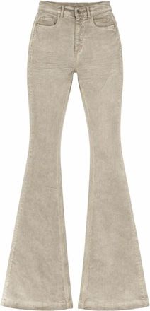 Rick Owens Bolan Bootcut Jeans - Dames - Flared Jeans - Beige - W25 - Denim - Jeans