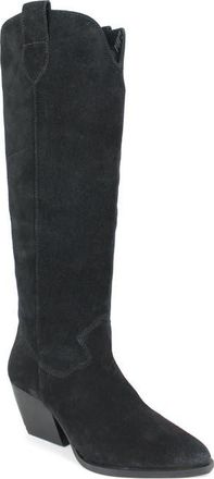Zigi Soho Valezka Knee High Boot in Black Suede at Nordstrom, Size 40