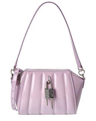Givenchy Antigona Lock Mini Patent Shoulder Bag