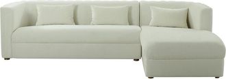 TOV Furniture Tov Furniture Callie Cream Right Velvet Sectional